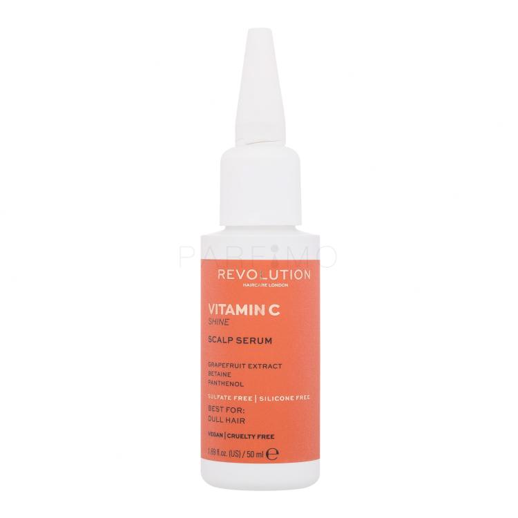 Revolution Haircare London Vitamin C Shine Scalp Serum Serum za lase za ženske 50 ml