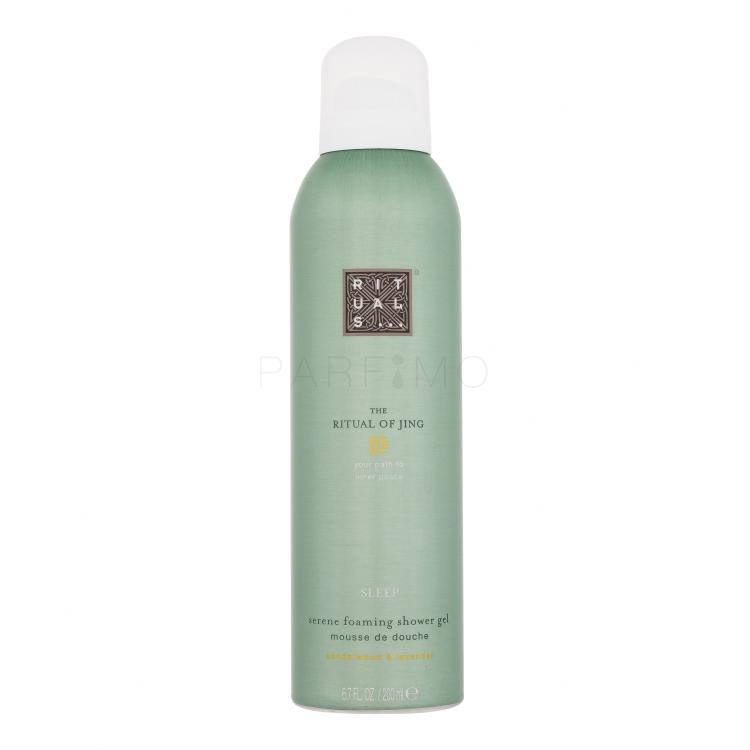 Rituals The Ritual Of Jing Sleep Serene Foaming Shower Gel Pena za prhanje za ženske 200 ml