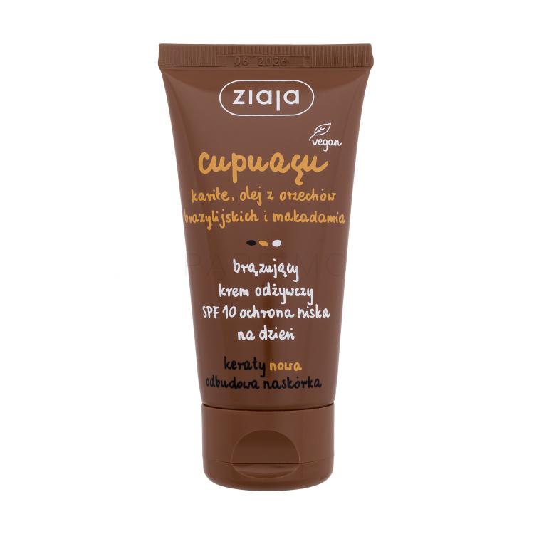 Ziaja Cupuacu Bronzing Nourishing Cream SPF10 Samoporjavitveni izdelki za ženske 50 ml