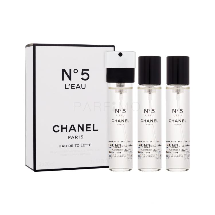 Chanel N°5 L´Eau Toaletna voda za ženske polnilo 3x20 ml