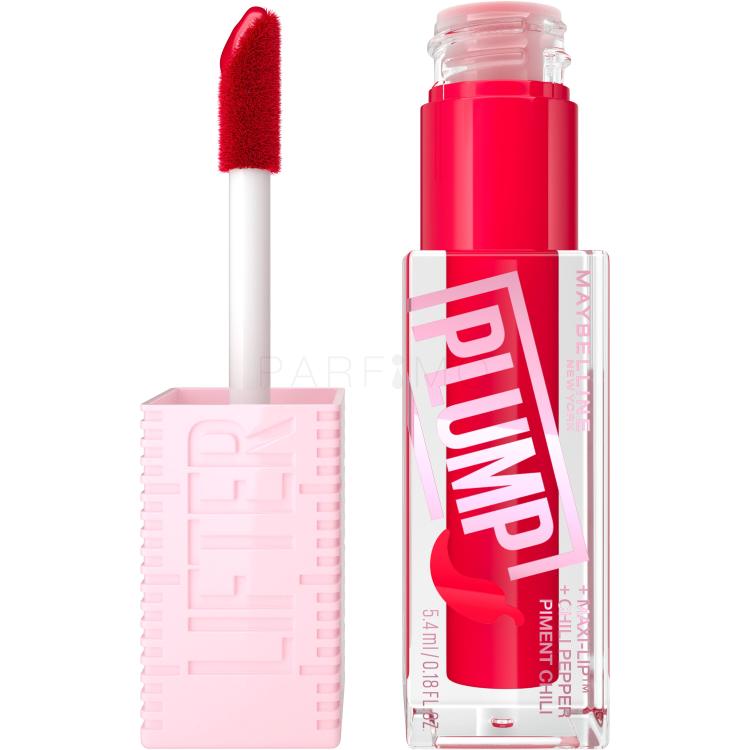 Maybelline Lifter Plump Glos za ustnice za ženske 5,4 ml Odtenek 004 Red Flag