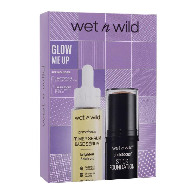 Wet n Wild Glow Me Up Darilni set podlaga v stiku 12 g + serum za podlago 30 ml