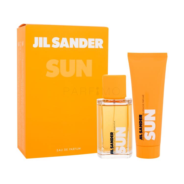 Jil Sander Sun Darilni set parfumska voda 75 ml + gel za prhanje 75 ml poškodovana škatla
