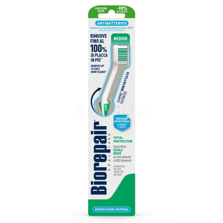 Biorepair Antibacterial Toothbrush Medium Zobna ščetka 1 kos