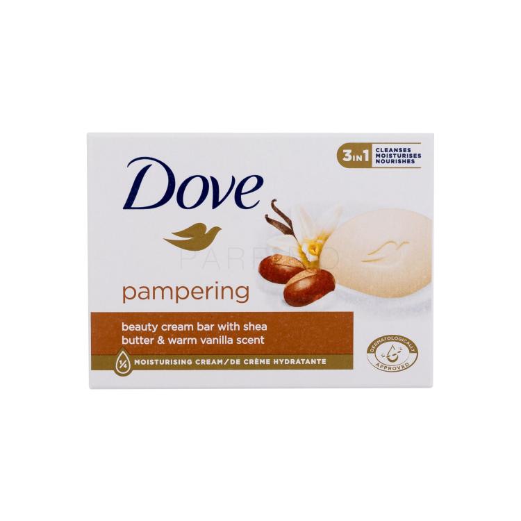 Dove Pampering Beauty Cream Bar Trdo milo za ženske 90 g poškodovana škatla