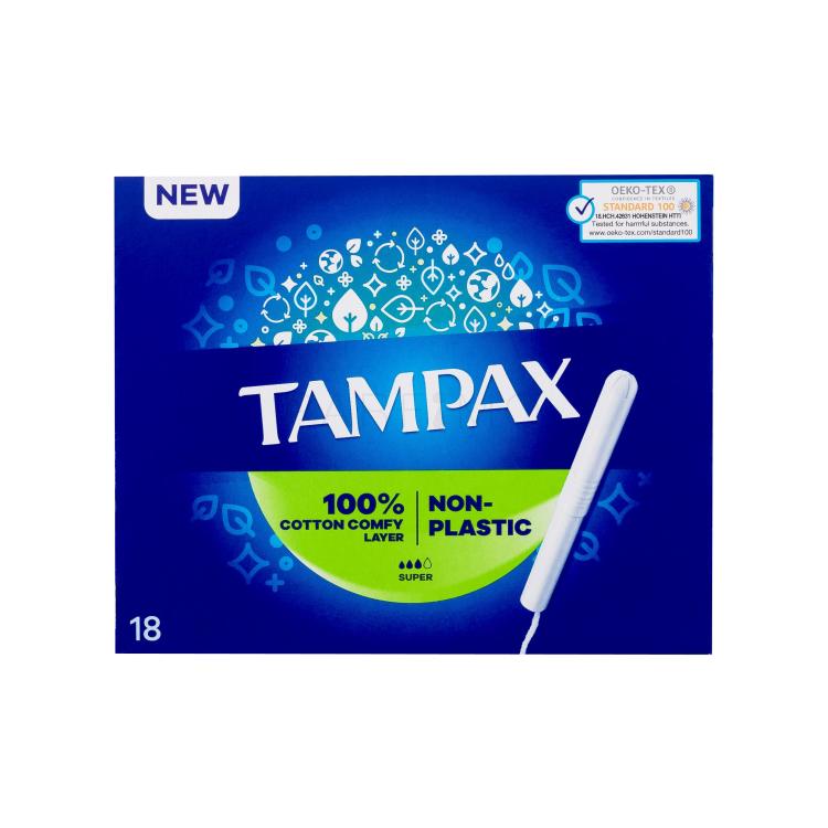 Tampax Non-Plastic Super Tampon za ženske Set