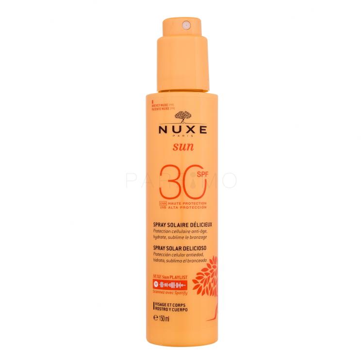 NUXE Sun Delicious Spray SPF30 Zaščita pred soncem za telo 150 ml