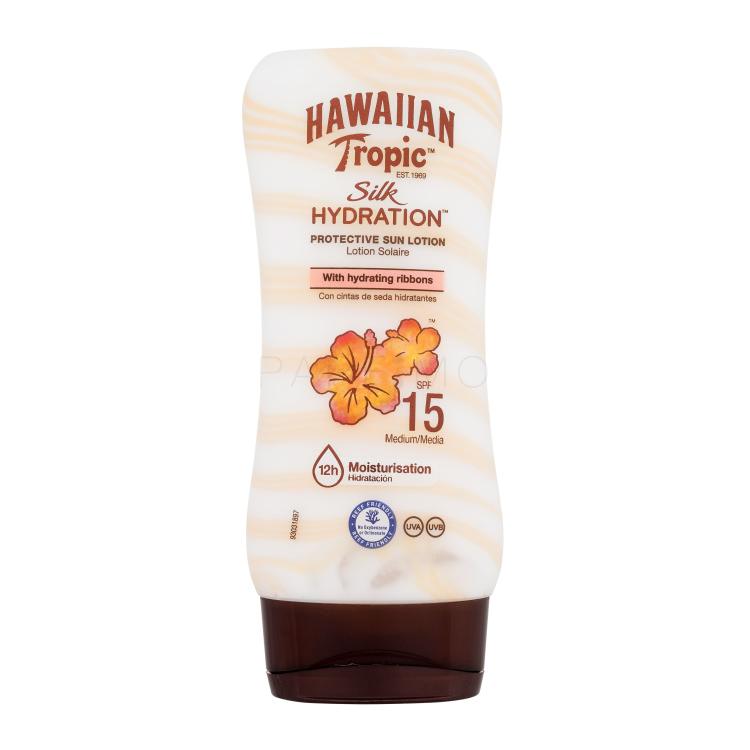 Hawaiian Tropic Silk Hydration Protective Sun Lotion SPF15 Zaščita pred soncem za telo 180 ml