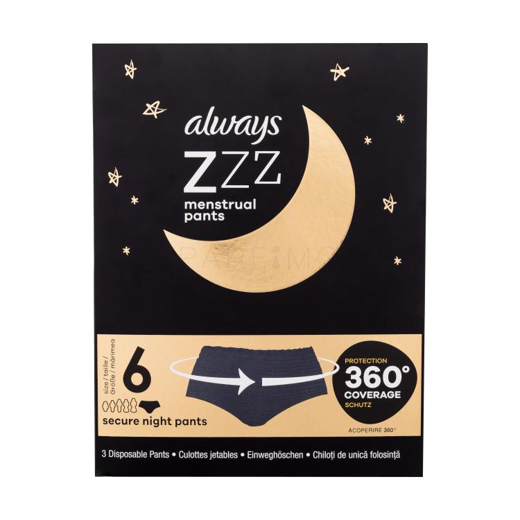 Always Zzz Menstrual Pants Menstrualne hlačke za ženske Set