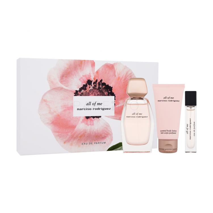 Narciso Rodriguez All Of Me SET1 Darilni set parfumska voda 90 ml + parfumska voda 10 ml + losjon za telo 50 ml