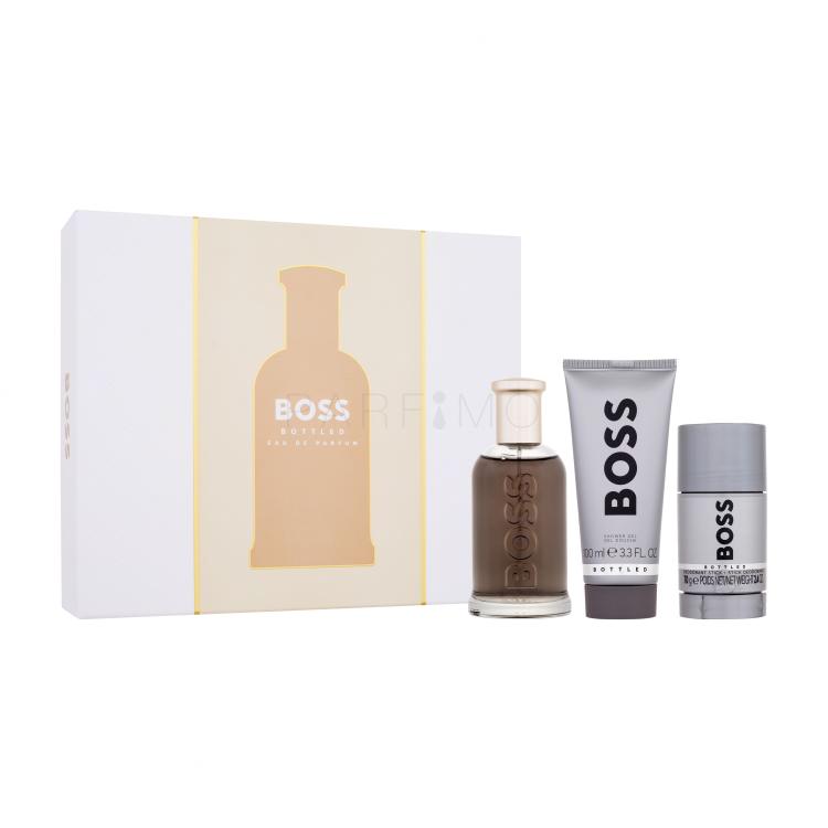 HUGO BOSS Boss Bottled Darilni set parfumska voda 100 ml + gel za prhanje 100 ml + deodorant v stiku 75 ml