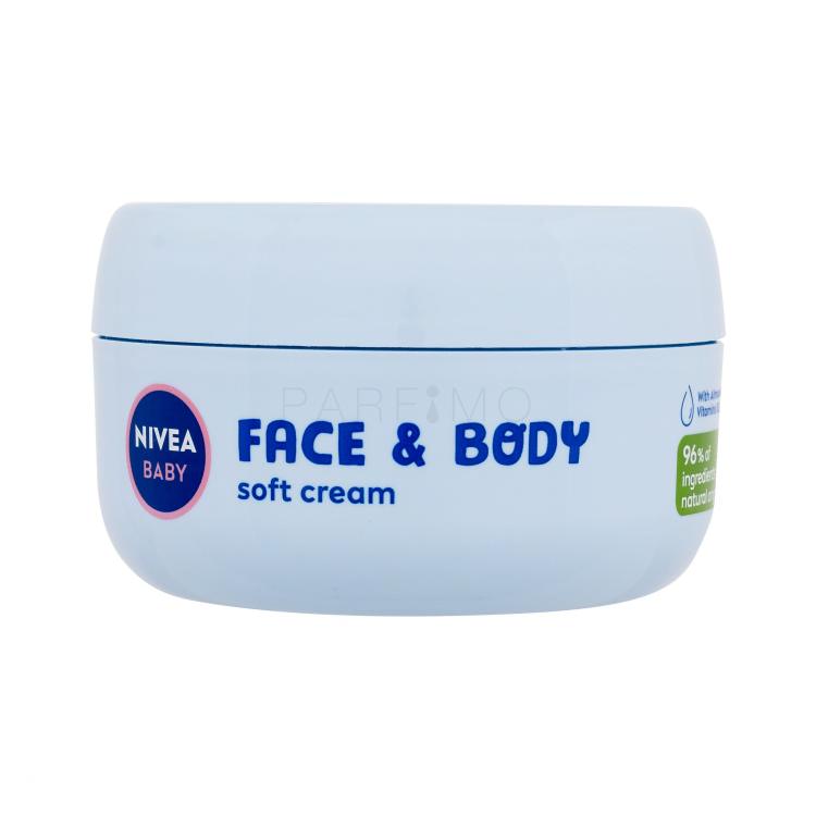 Nivea Baby Face &amp; Body Soft Cream Dnevna krema za obraz za otroke 200 ml