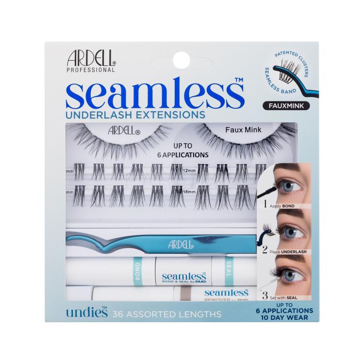 Ardell Seamless Underlash Extensions Faux Mink Umetne trepalnice za ženske Set