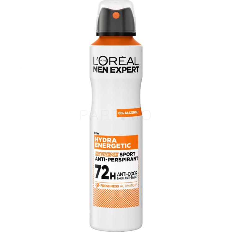 L&#039;Oréal Paris Men Expert Hydra Energetic Sport Extreme Antiperspirant za moške 150 ml