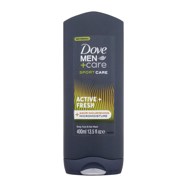Dove Men + Care Sport Care Active + Fresh Gel za prhanje za moške 400 ml