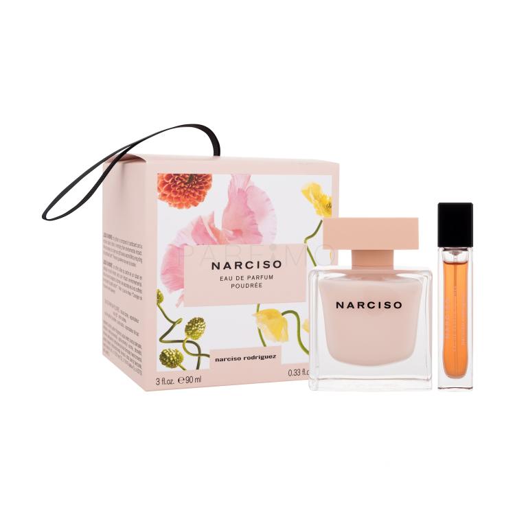 Narciso Rodriguez Narciso Poudrée SET3 Darilni set parfumska voda 90 ml + parfumska voda 10 ml