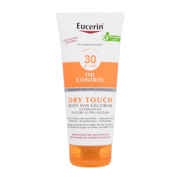 Eucerin Sun Oil Control Dry Touch Body Sun Gel-Cream SPF30 Zaščita pred soncem za telo 200 ml poškodovana embalaža