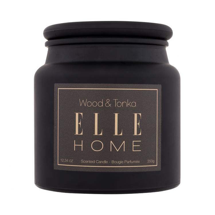 Elle Home Wood &amp; Tonka Dišeča svečka 350 g