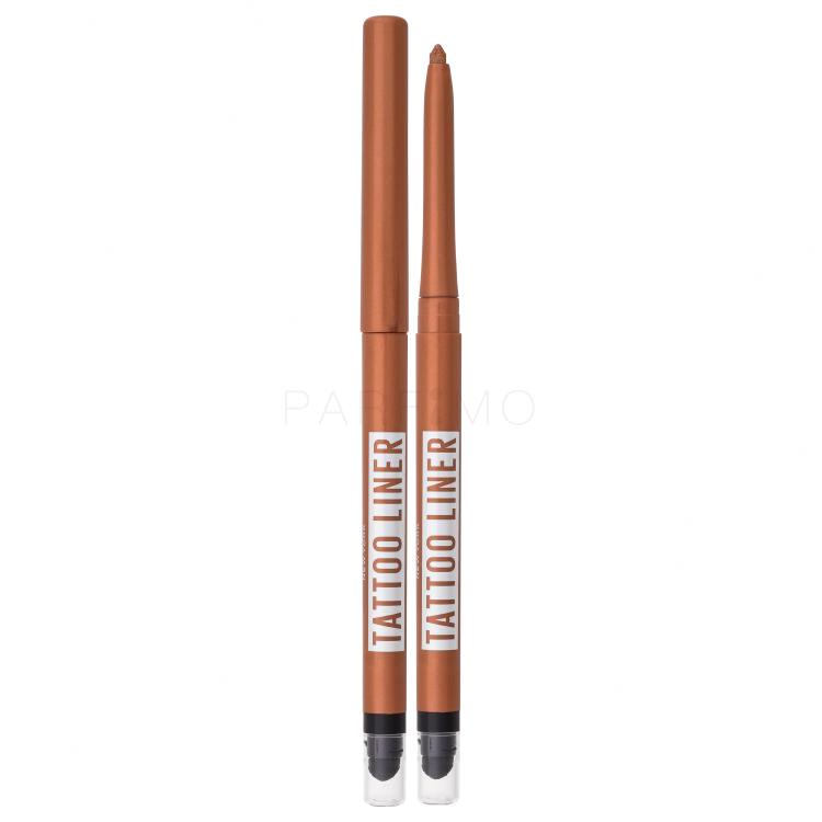 Maybelline Tattoo Liner Automatic Gel Pencil Svinčnik za oči za ženske 0,73 g Odtenek 080 Copper Nights