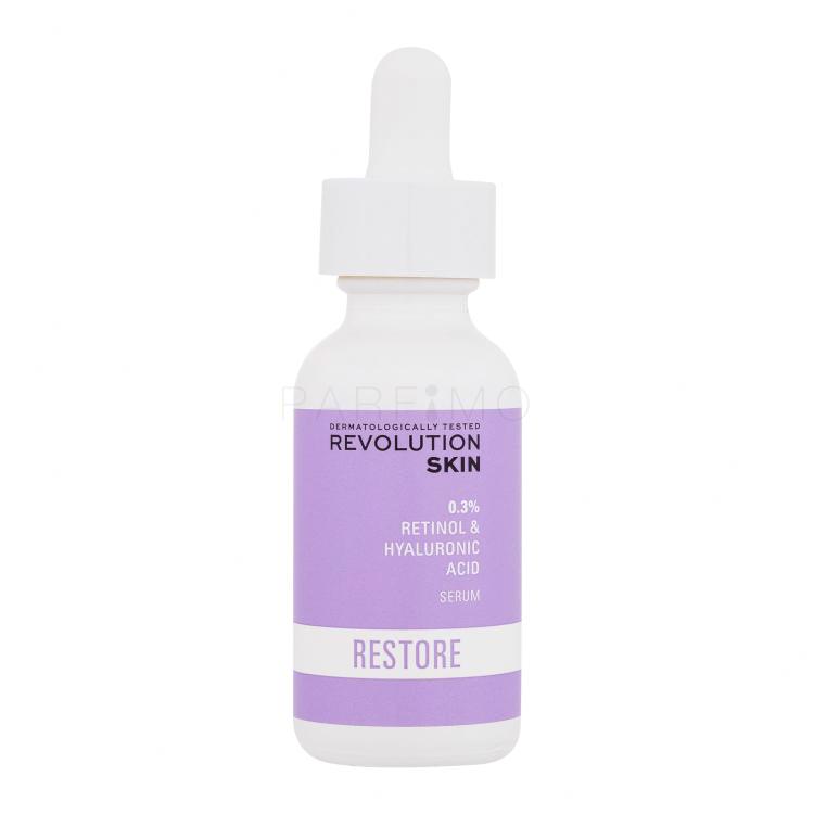 Revolution Skincare Restore 0.3% Retinol &amp; Hyaluronic Acid Serum Serum za obraz za ženske 30 ml