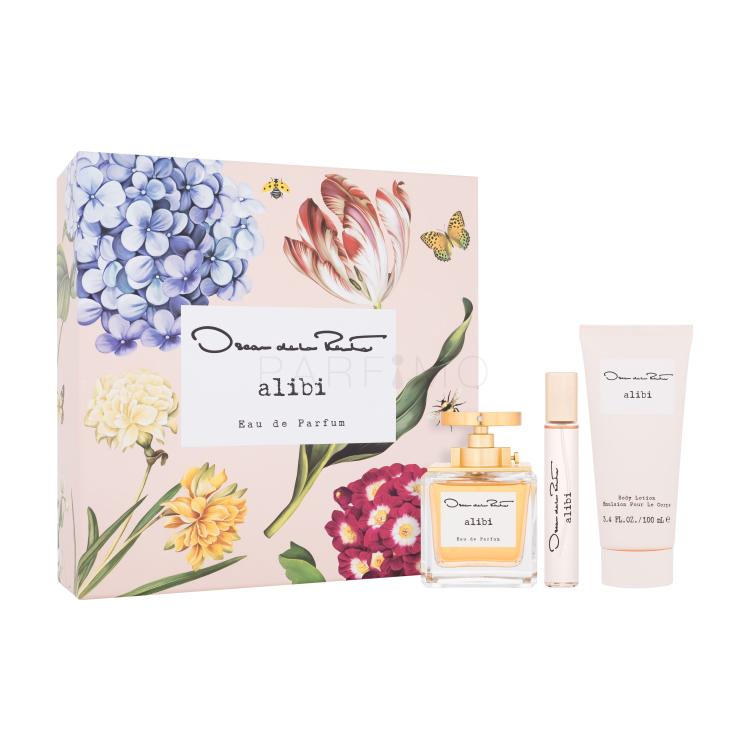 Oscar de la Renta Alibi Darilni set parfumska voda 100 ml + losjon za telo 100 ml + parfumska voda 15 ml