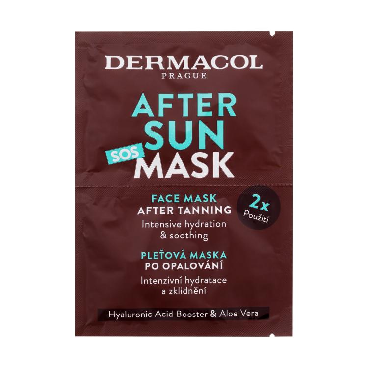 Dermacol After Sun SOS Mask Izdelki po sončenju 2x8 ml