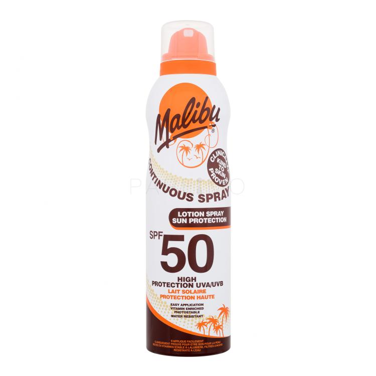 Malibu Lotion Spray Aerosol SPF50 Zaščita pred soncem za telo 175 ml