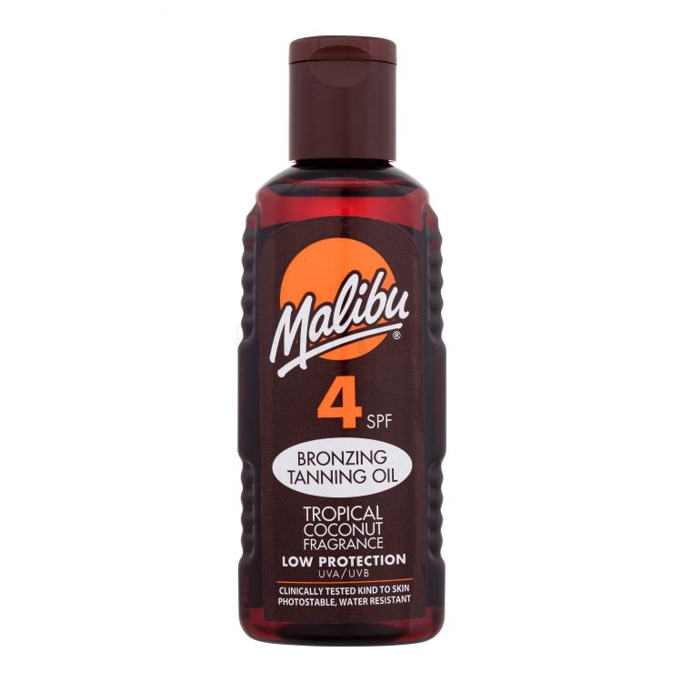 Malibu Bronzing Tanning Oil SPF4 Zaščita pred soncem za telo za ženske 100 ml