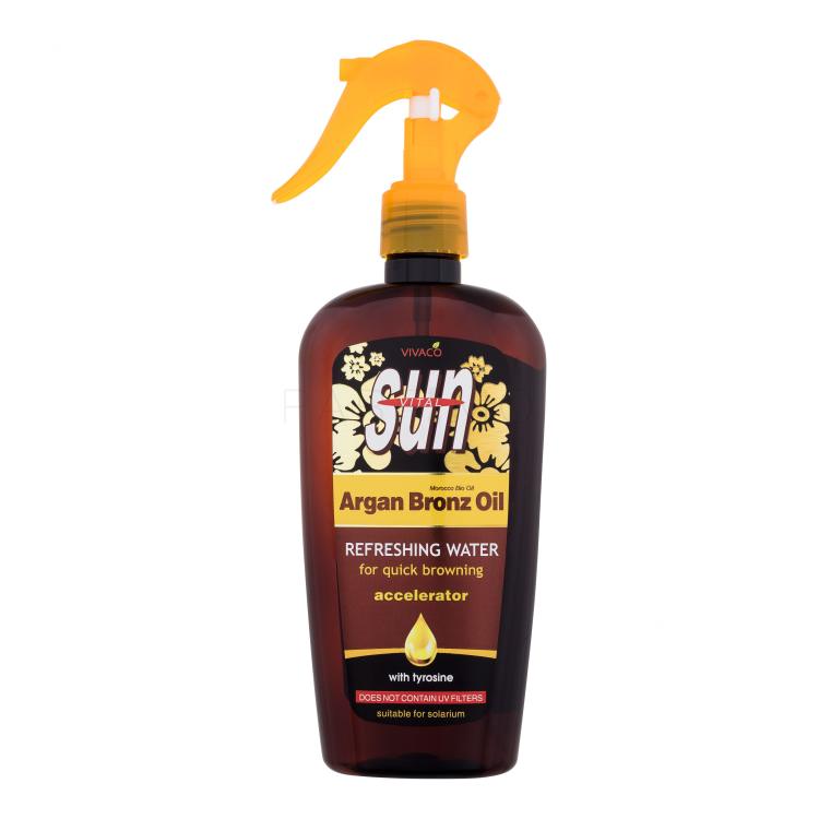 Vivaco Sun Argan Bronz Oil Refreshing Water Zaščita pred soncem za telo 300 ml