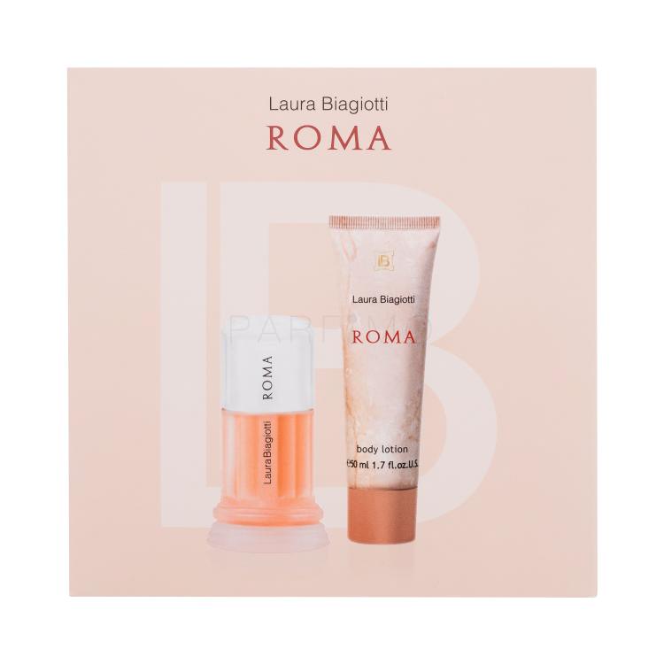 Laura Biagiotti Roma SET1 Darilni set toaletna voda 25 ml + losjon za telo 50 ml