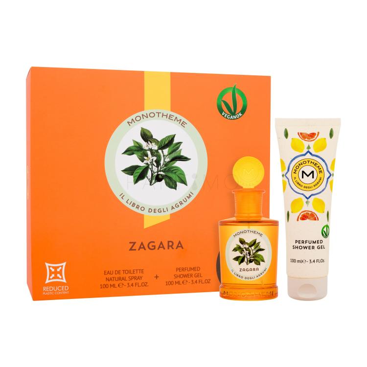 Monotheme Book of Citruses Zagara Darilni set toaletna voda 100 ml + gel za prhanje 100 ml