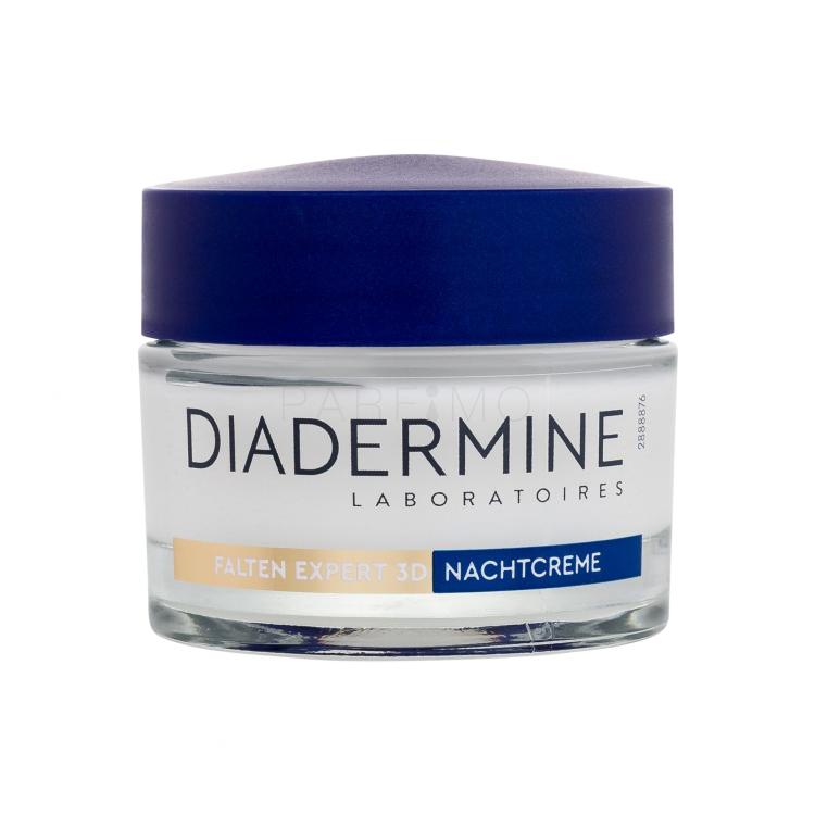 Diadermine Age Supreme Wrinkle Expert 3D Night Cream Nočna krema za obraz za ženske 50 ml poškodovana škatla