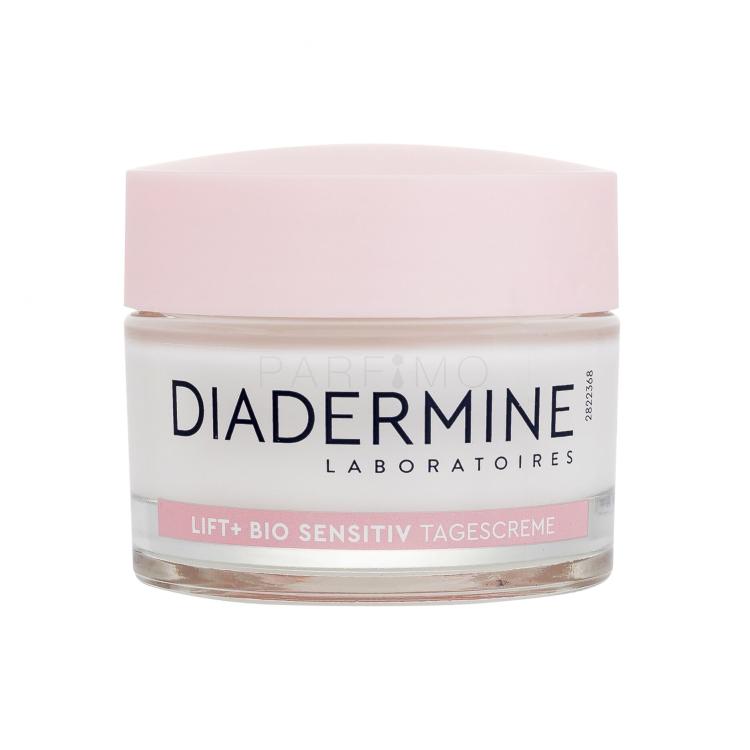 Diadermine Lift+ Bio Sensitiv Anti-Age Day Cream Dnevna krema za obraz za ženske 50 ml poškodovana škatla