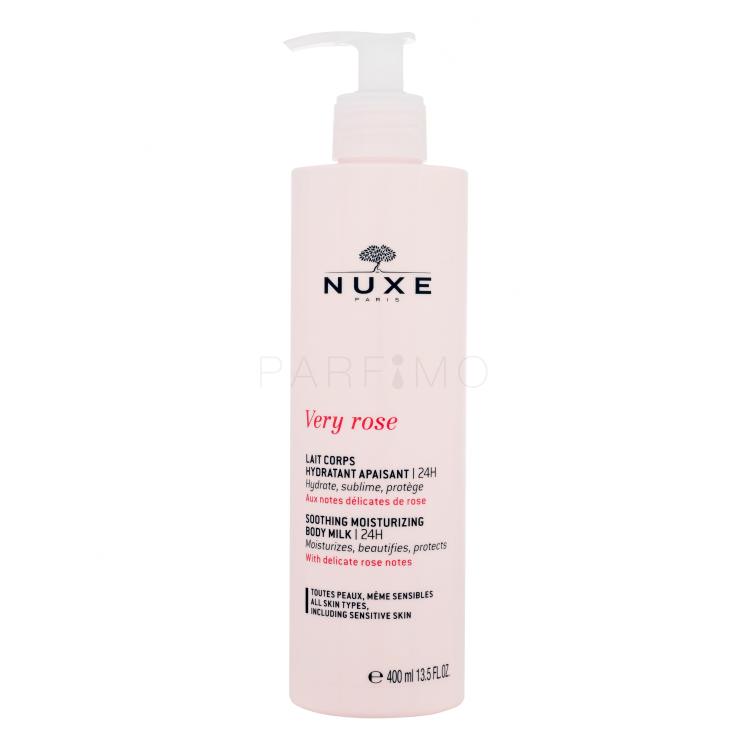 NUXE Very Rose Soothing Moisturizing Body Milk Losjon za telo za ženske 400 ml