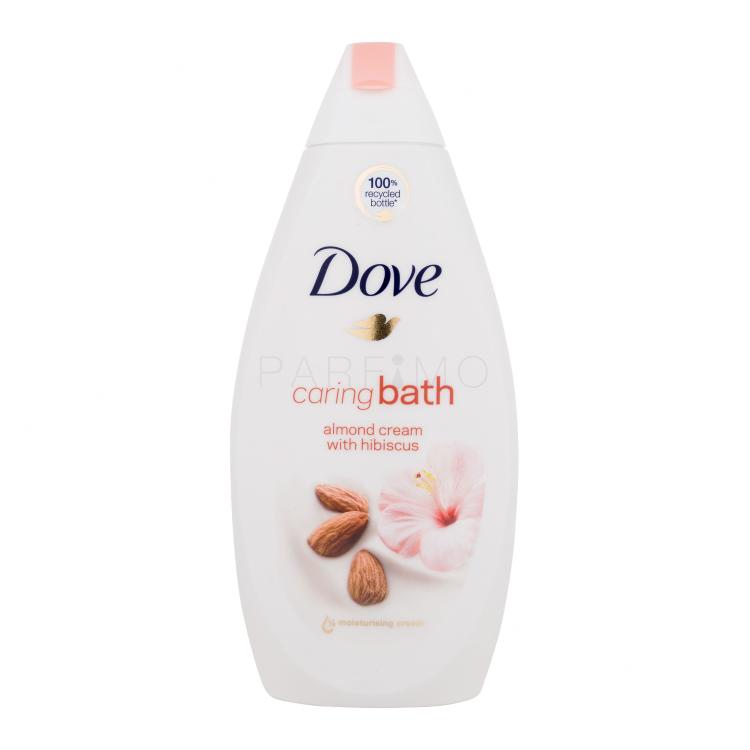 Dove Caring Bath Almond Cream With Hibiscus Kopel za ženske 450 ml