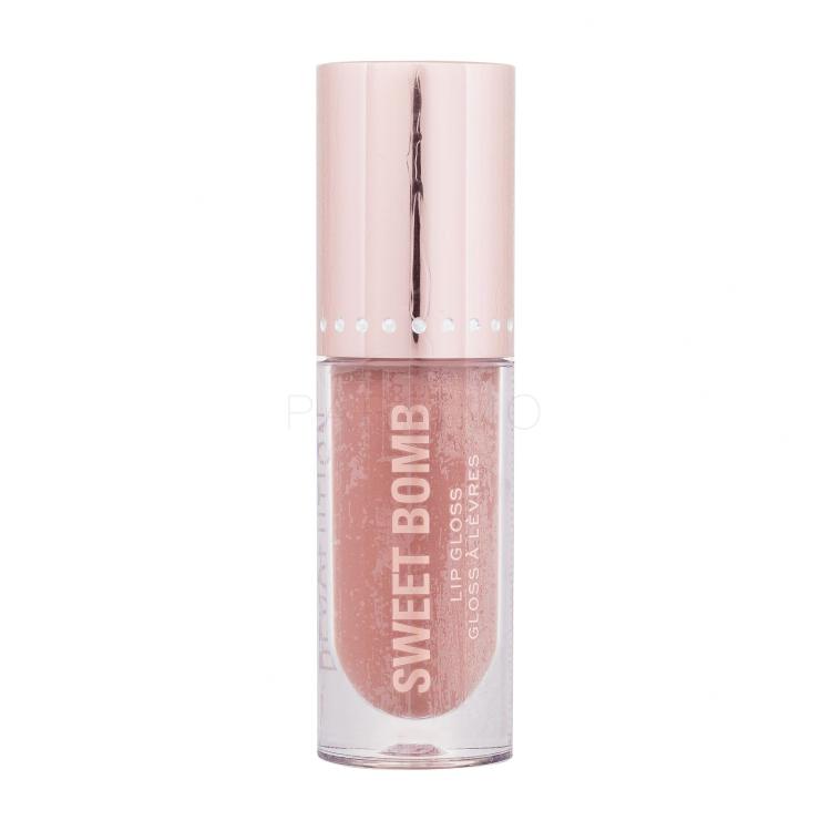 Makeup Revolution London Y2K Baby Sweet Bomb Lip Gloss Glos za ustnice za ženske 4,5 ml Odtenek Strawberry Swirl Nude