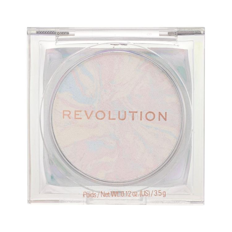 Makeup Revolution London Mood Switch Aura Powder Puder v prahu za ženske 3,5 g Odtenek Prism