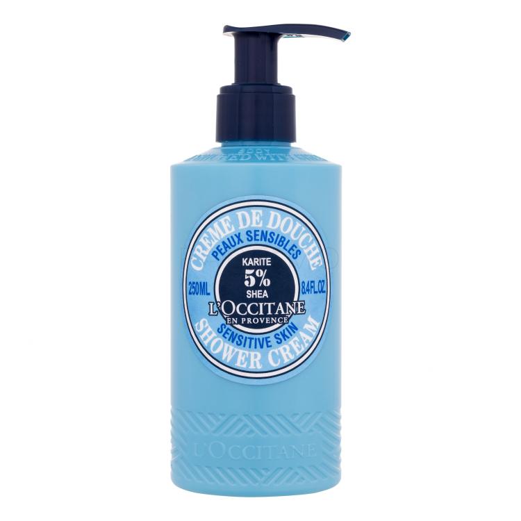 L&#039;Occitane Shea Body Shower Cream Sensitive Skin Krema za prhanje 250 ml