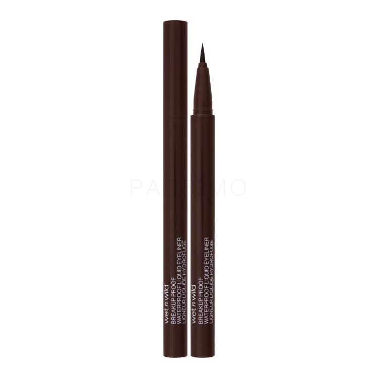 Wet n Wild Breakup Proof Waterproof Liquid Eyeliner Črtalo za oči za ženske 0,9 ml Odtenek Brown