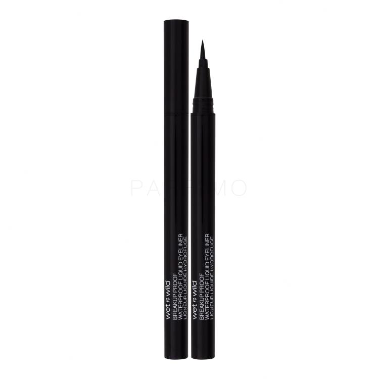 Wet n Wild Breakup Proof Waterproof Liquid Eyeliner Črtalo za oči za ženske 0,9 ml Odtenek Ultra Black