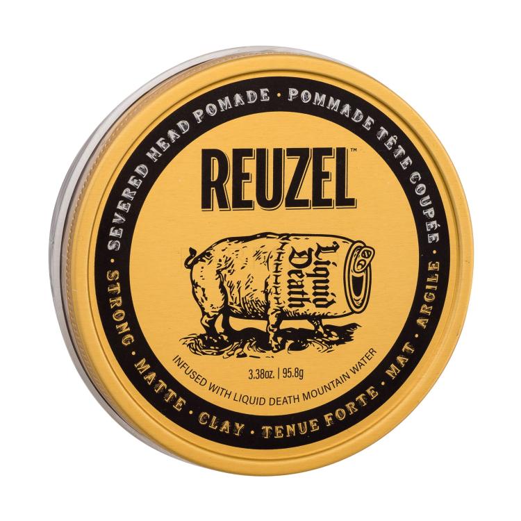 Reuzel Severed Head Pomade Strong Matte Clay Oblikovanje las za moške 95 g