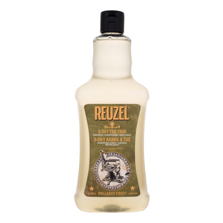 Reuzel 3 in 1 Tea Tree Šampon za moške 1000 ml