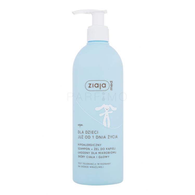 Ziaja Med Kids Hypoallergenic Shampoo + Bath Gel Gel za prhanje za otroke 400 ml