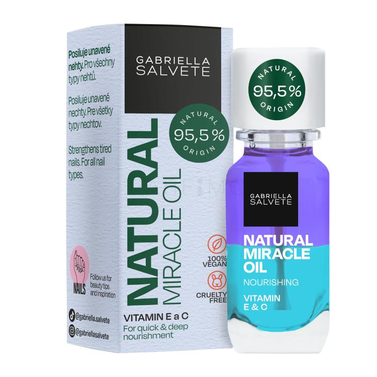 Gabriella Salvete Natural Nail Care Natural Miracle Oil Nega nohtov za ženske 11 ml