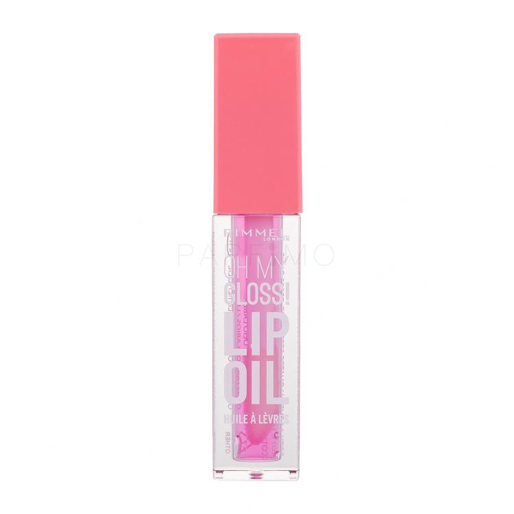 Rimmel London Oh My Gloss! Lip Oil Olje za ustnice za ženske 4,5 ml Odtenek 001 Pink Flush