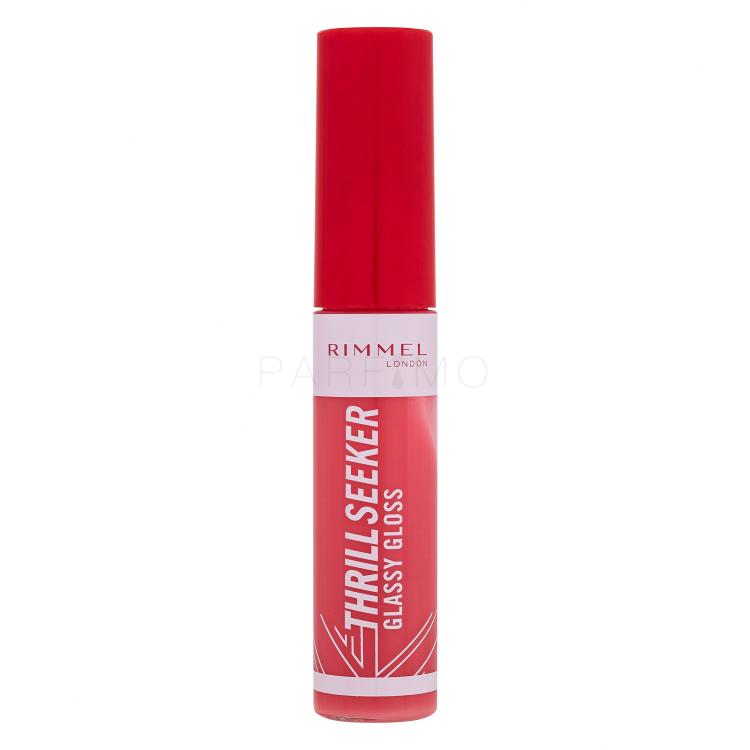 Rimmel London Thrill Seeker Glassy Gloss Glos za ustnice za ženske 11 ml Odtenek 500 Pine To The Appel