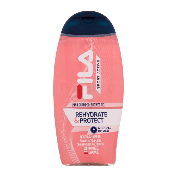 Fila Sport Active Rehydrate &amp; Protect 2in1 Shampoo + Shower Gel Gel za prhanje za ženske 250 ml