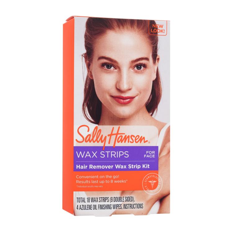 Sally Hansen Wax Hair Remover Wax Strip Kit For Face Izdelki za depilacijo za ženske Set