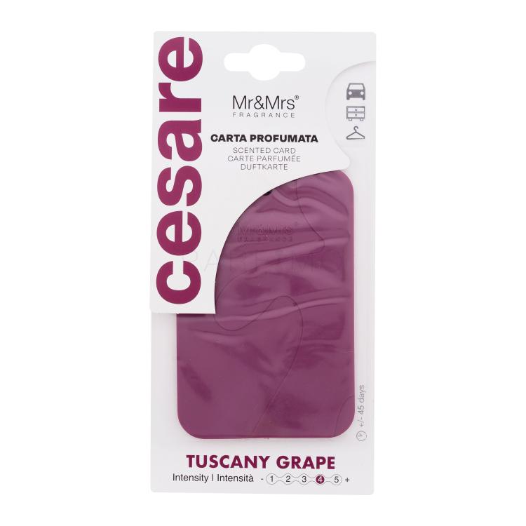 Mr&amp;Mrs Fragrance Cesare Scented Card Tuscany Grape Osvežilci za vozilo 1 kos