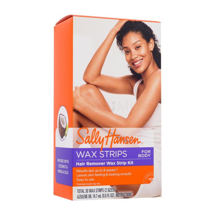 Sally Hansen Wax Hair Remover Wax Strip Kit For Body Izdelki za depilacijo za ženske Set